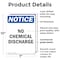 Signmission No Chemical Discharge, 7 in W x Rectangle, Plastic OS-2PACK-NS-P-710-V-14447 - alternate 3